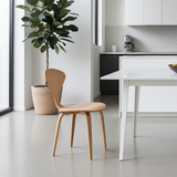 Cherner Style Dining Chair Oak or Walnut Veneer