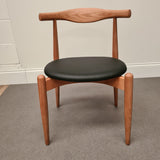 Elbow Cowhorn Style Round Dining Chair
