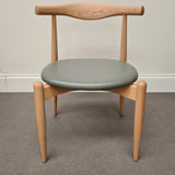 Elbow Cowhorn Style Round Dining Chair
