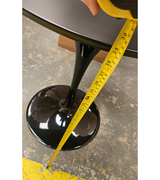 Dining Table For Two Black Wood 70cm Outlet Item