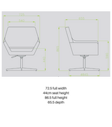 Hoxton Swivel Armchair