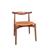 Elbow Cowhorn Style Round Dining Chair