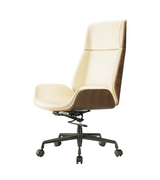 Alto Wood Veneered Leather Executive Office Chair