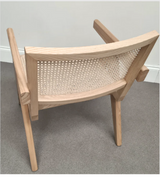 Natural Cane Armchair Solid Ash Wood