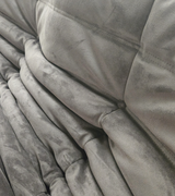 Michel Togo Style Two Seat Sofa Alcantara