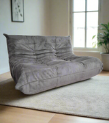 Michel Togo Style Two Seat Sofa Alcantara