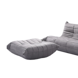 Michel Togo Style Ottoman Footstool in Alcantara