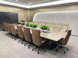 Alto Wood Veneered Leather Executive Office Chair