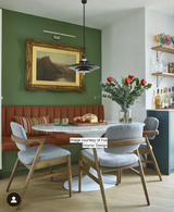 oval marble white tulip dining table with four chairs