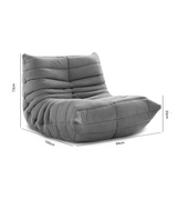 Michel Togo Style Chair Alcantara