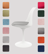 Tulip Style Swivel Dining Chair