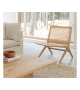 Natural Cane Easy Lounge Chair