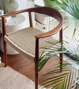Midcentury Style Arm Chair solid wood