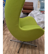 Outlet Item Cashmere Wool Arne Jacobsen Style Egg Chair