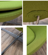Outlet Item Cashmere Wool Arne Jacobsen Style Egg Chair