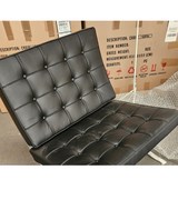 Outlet Item Barcelona Style Chair and Stool Set