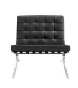 Outlet Item Barcelona Style Chair and Stool Set
