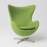 Outlet Item Cashmere Wool Arne Jacobsen Style Egg Chair