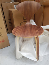 Cherner Style Dining Side Chair Walnut