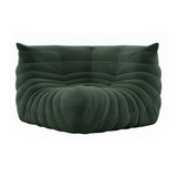 Michel Togo Style Corner Seat Chair Alcantara