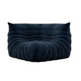 Michel Togo Style Corner Seat Chair Alcantara