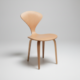 Wooden chair on a white background