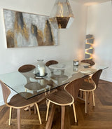 Cherner Style Dining Chair Oak or Walnut Veneer