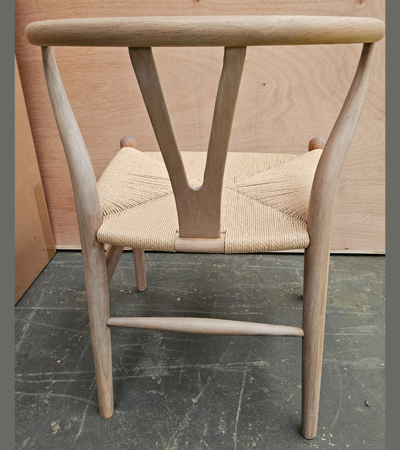 Y Style Soaped Oak Wood Style Dining Chair