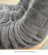 Michel Togo Style Two Seat Sofa Alcantara