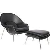 Womb Chair with Ottoman Aniline Leather - Onske