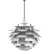 Cone Shaped Artichoke Style Pendant Ceiling Light 60cm