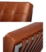 Aniline Leather Barcelona Chair Onske Premium Range - Onske