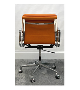 Caramel Leather Midcentury Style Office Chair