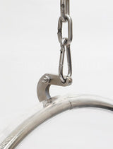 Retro Bubble Style Chair in Premium Perspex with Chain - Onske