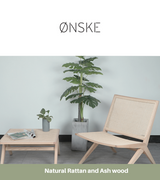 Natural Cane Easy Lounge Chair