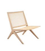 Natural Cane Easy Lounge Chair