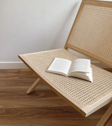 Natural Cane Easy Lounge Chair