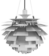 Cone Shaped Artichoke Style Pendant Ceiling Light 60cm