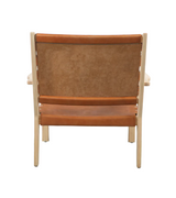 Foxhill Arm Chair in Saddle Leather