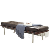 Barcelona Two Seat Bench in Premium Leather - Onske