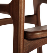 Erik Buch Style Counter Bar Stool 64cm Seat Height - Onske