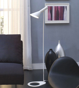 Arne Jacobsen Style Black Floor Lamp - Onske