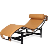 LC4 Chaise Longue Corbusier style in full leather - Onske