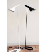 Arne Jacobsen Style Black Floor Lamp - Onske