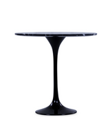 Black Marquina Marble Tulip Side Table - Onske