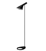 Arne Jacobsen Style Black Floor Lamp - Onske