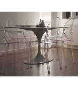 Oval Tulip Carrara Marble Dining Table 170cm - Onske