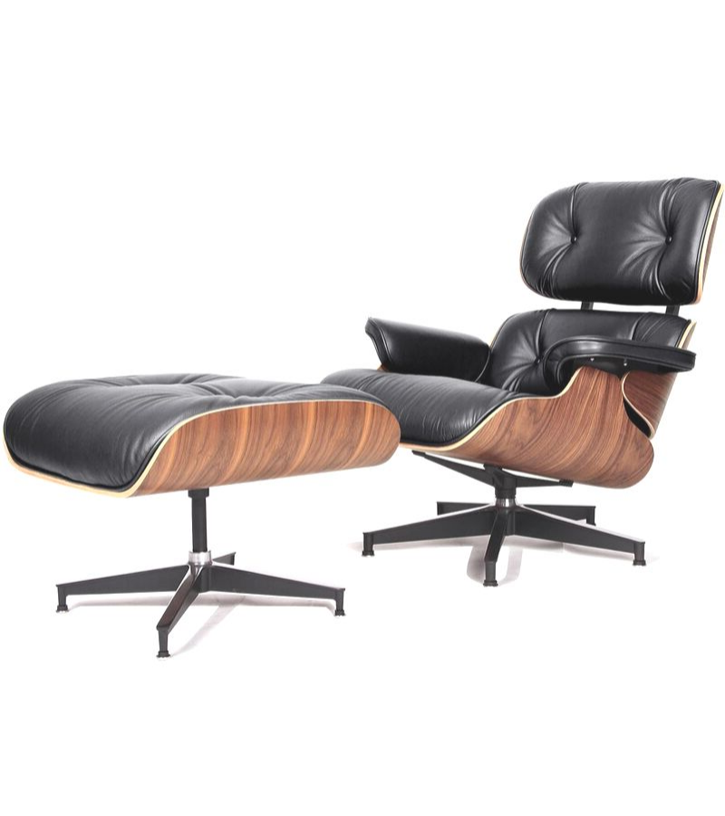 Leather office chair with ottoman deals
