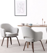Saarinen Style Executive Mid-Century Arm Chair Outlet Item