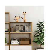 Cat Wooden Figurine